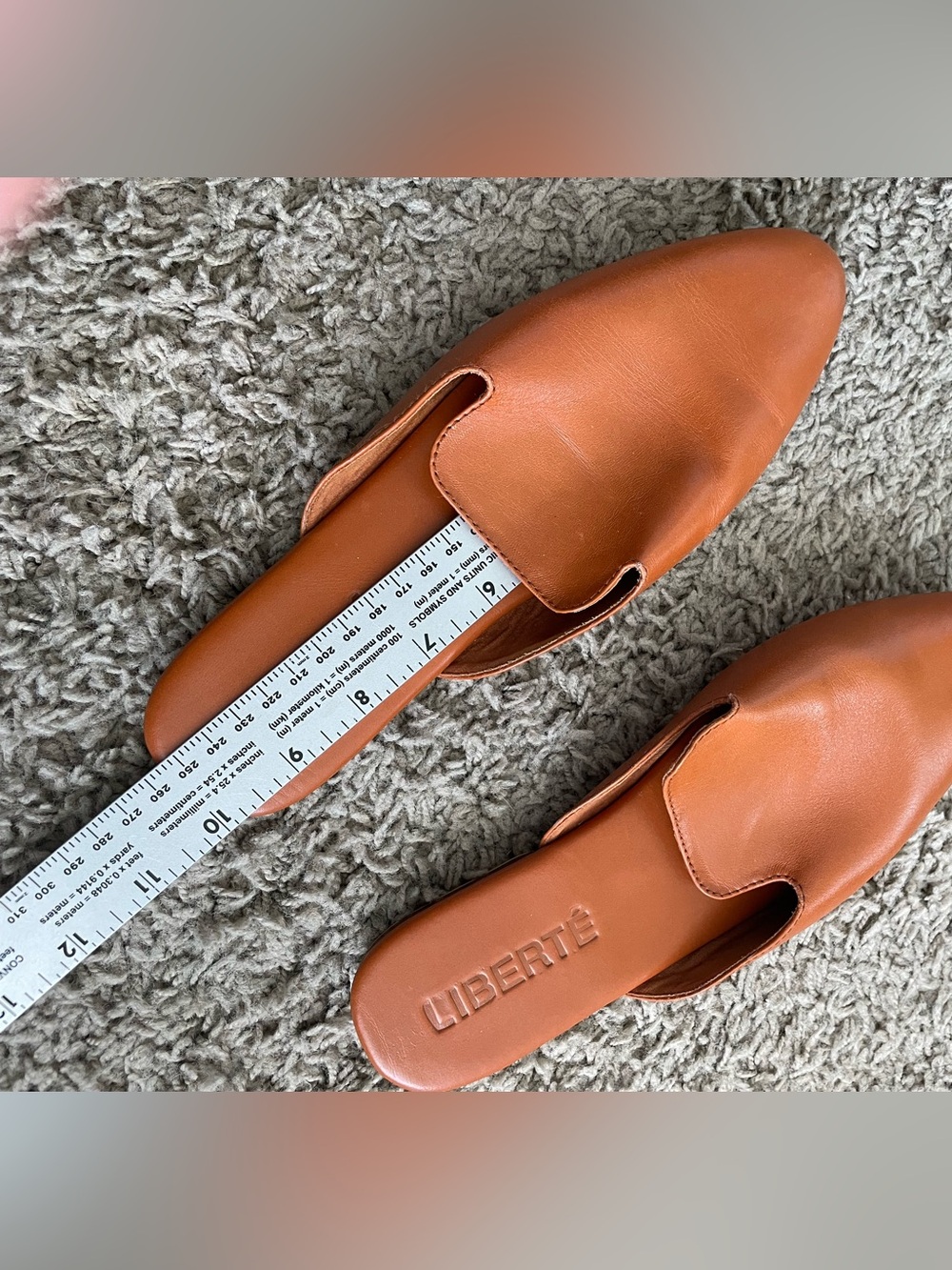 Liberte The Modern Mule in Cognac Tan Brown Leather size 8 - Picture 10 of 12
